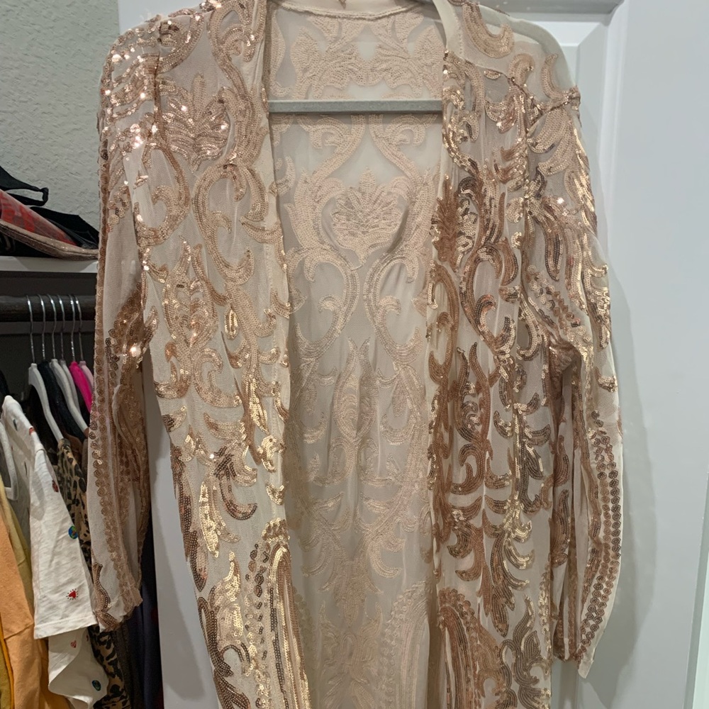 Gold Sheer Duster